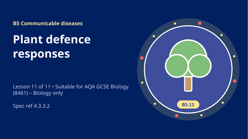 B5.11 Plant Defence Responses (AQA 1-9 GCSE Combined Trilogy & Separate Biology)