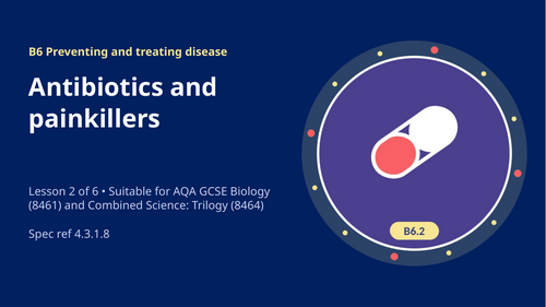 B6.2 Antibiotics and Painkillers (AQA 1-9 GCSE Combined Trilogy & Separate Biology)