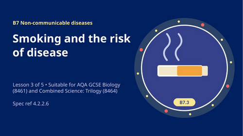 B7.3 Smoking and the Risk of Disease (AQA 1-9 GCSE Combined Trilogy & Separate Biology)