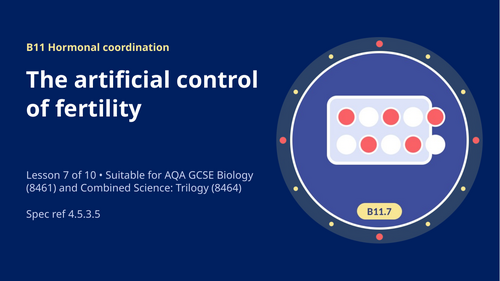 B11.7 Contraception (AQA 1-9 GCSE Combined Trilogy & Separate Biology)