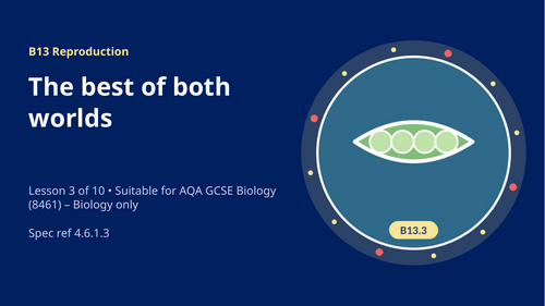 B13.3 Advantages of Sexual & Asexual Reproduction (AQA 1-9 GCSE Combined Trilogy & Separate Biology)