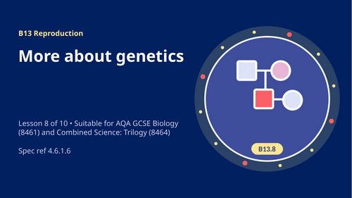 B13.8 More About Genetics (AQA 1-9 GCSE Combined Trilogy & Separate Biology)