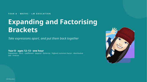 Expanding and Factorising Brackets | Year 8 Maths PowerPoint Lesson