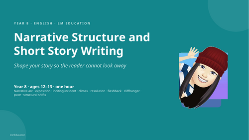 Narrative Structure and Short Story Writing | Year 8 English PowerPoint Lesson