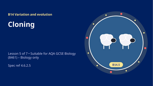 B14.5 Cloning (AQA 1-9 GCSE Combined Trilogy & Separate Biology)