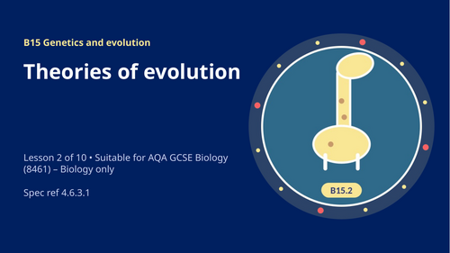 B15.2 Theories of Evolution (AQA 1-9 GCSE Combined Trilogy & Separate Biology)