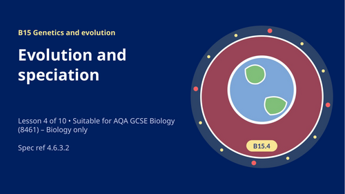 B15.4 Evolution and Speciation (AQA 1-9 GCSE Combined Trilogy & Separate Biology)
