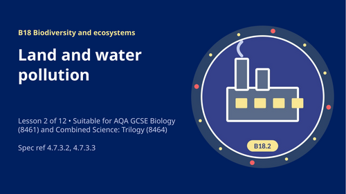 B18.2 Land and Water Pollution (AQA 1-9 GCSE Combined Trilogy & Separate Biology)