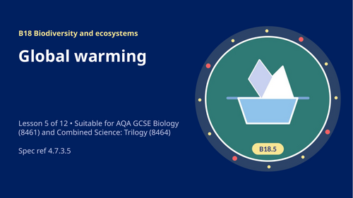 B18.5 Global Warming (AQA 1-9 GCSE Combined Trilogy & Separate Biology)