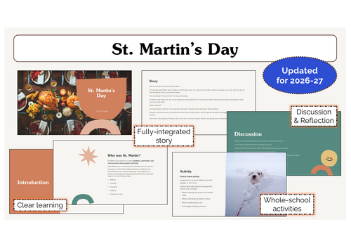 St. Martin’s Day Assembly | KS1 & KS2 | Updated for 2026-27