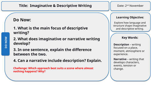 Title: Cambridge AS English Language (9093) Paper 2 – Imaginative and Descriptive Writing