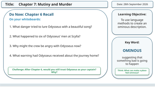 The The Odyssey by Geraldine McCaughrean: Chapter 7 – Mutiny and Murder