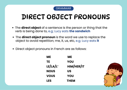 Direct and Indirect Object Pronouns