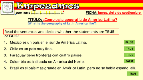 Latin America Geography  - La geografía