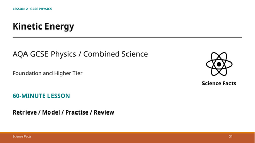 Kinetic Energy: AQA GCSE Physics (60-Minute Lesson + Answers)