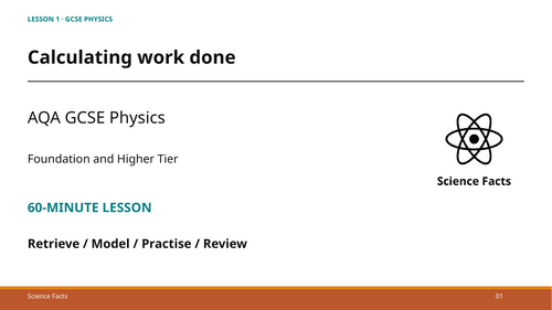 Calculating Work Done: AQA GCSE Physics (60-Minute Lesson + Answers)
