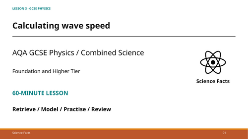 Calculating Wave Speed: AQA GCSE Physics (60-Minute Lesson + Answers)