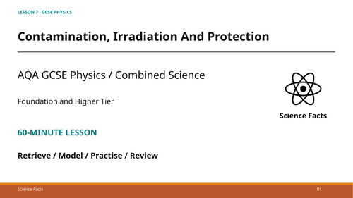 Contamination, Irradiation and Protection: AQA GCSE Physics (60-Minute Lesson + Answers)