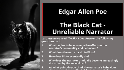 The Black Cat - Unreliable Narrator