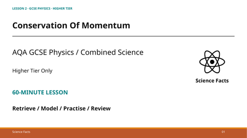 Conservation of Momentum: AQA GCSE Physics (60-Minute Lesson + Answers)