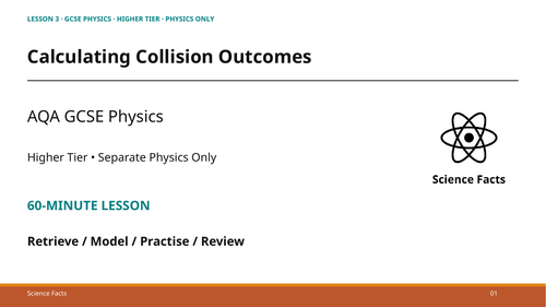 Calculating Collision Outcomes: AQA GCSE Physics (60-Minute Lesson + Answers)