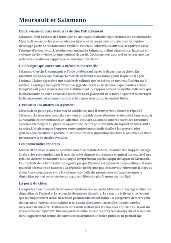 L’Étranger – Meursault and Salamano