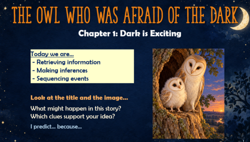 The Owl Who Was Afraid of the Dark - Chapter 1 - Dark is Exciting