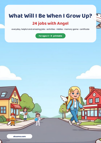 What Will I Be? 24 Community Helpers & Jobs Worksheets