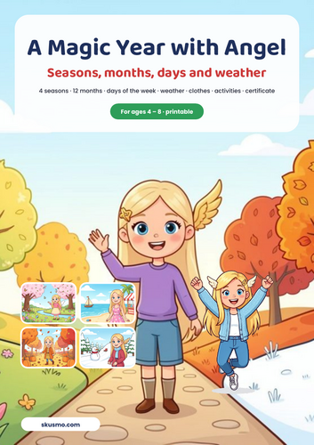 Seasons, Months, Days of the Week & Weather Worksheets