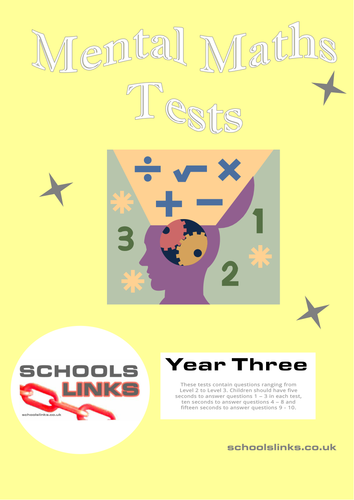 Mental Maths Tests for Year 3