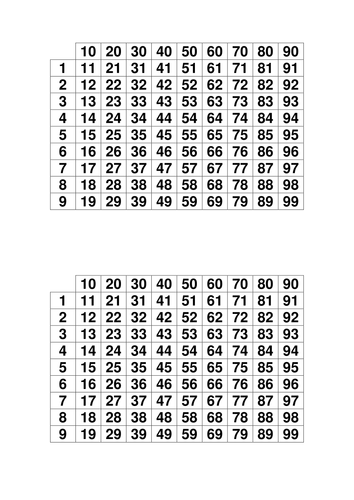 number bingo to 20 by uk teaching resources tes