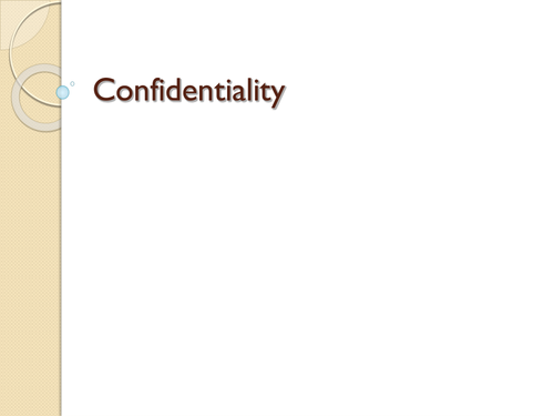 Confidentiality Questions