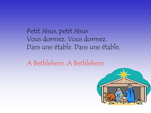 Petit Jesus   - simple French song