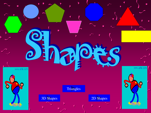 powerpoint presentation on 2d and 3d shapes