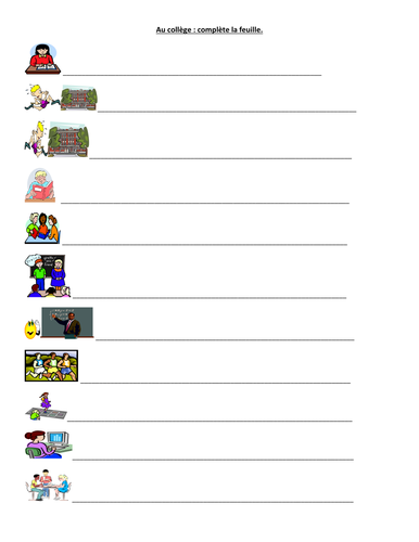 la routine au college