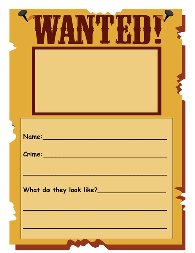 Featured image of post Downloadable Wanted Poster Template Ks2 Download free wanted poster templates for photoshop