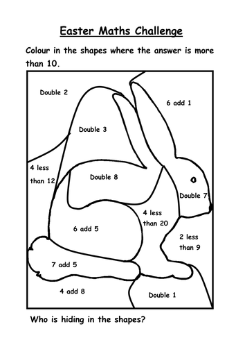 Easter Maths Challenge Teaching Resources