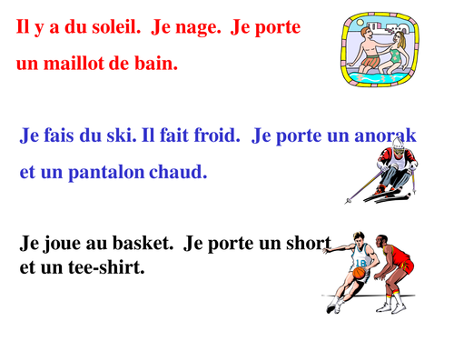 les sports | Teaching Resources