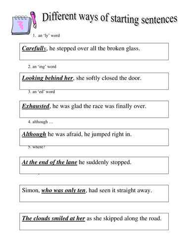 assignment persuasive speech sheet Different starting of franfrench sentence ways by a