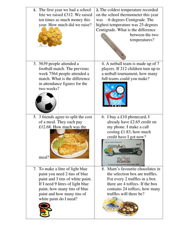 year-6-word-problems-individual-cards-by-wotsitagain-teaching