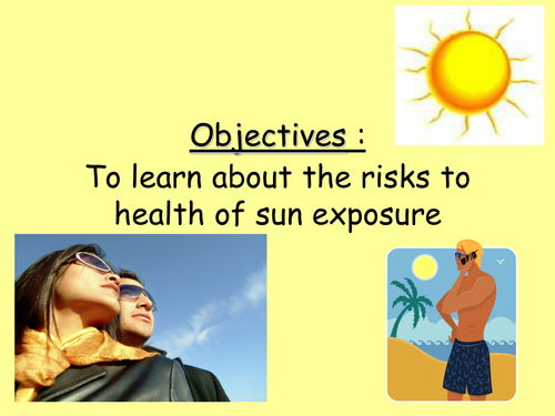 Sun Safety by llequette Teaching Resources Tes