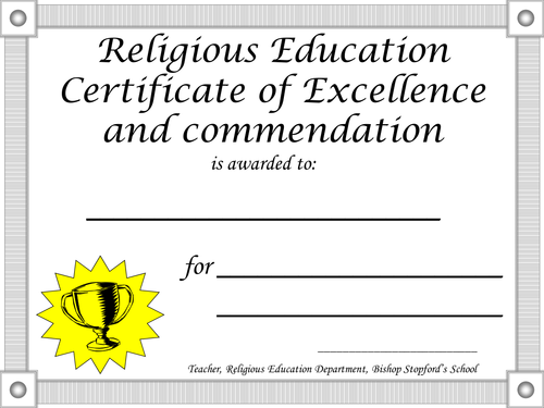 Certificate Template Tes 