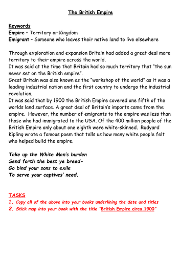 essay on the british empire