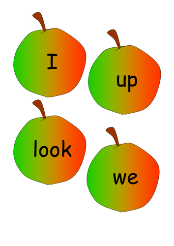 NLS 45 reception words on apples