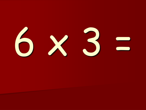 Multiplication starters