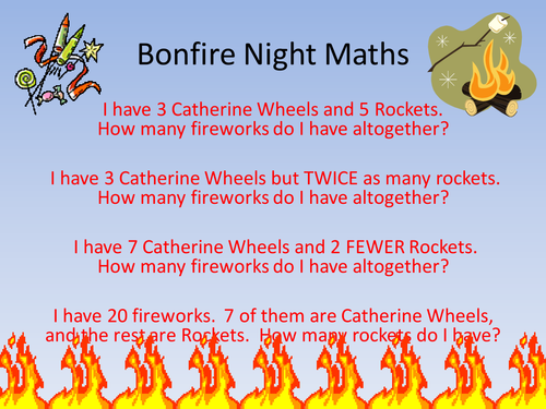 Bonfire Night Maths