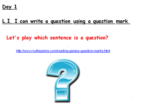 Traditional Tale planning week one and two