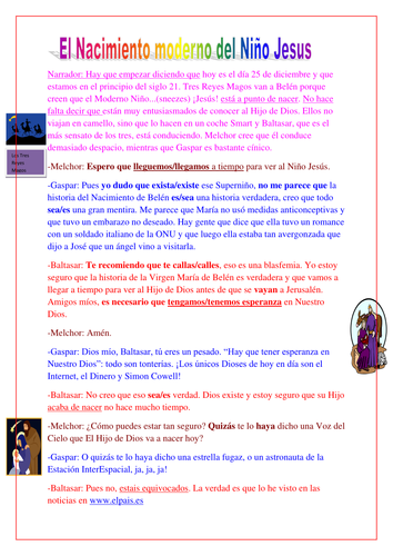 Christmas Pantomime & Subjunctive