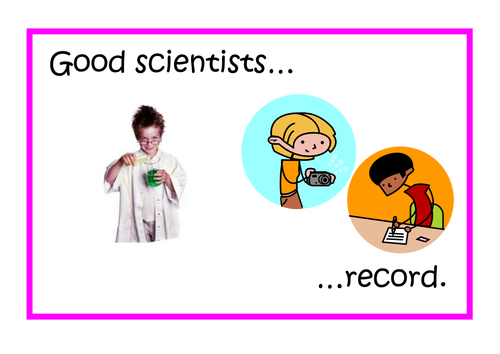 'Good Scientists...' display posters