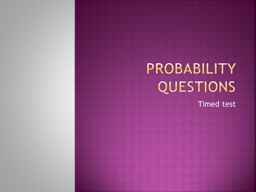 Probability questions